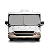 Basix Platinum Magic Shade - SUPER JUMBO Rv Truck Suv Big Car Sunshade Matte Grey