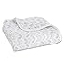 aden + anais Tea Collection Dream Blanket, 100% Cotton Muslin, 4 Layer lightweight and breathable, Large 47 X 47 inch, Savanna Animals