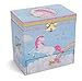 Jewelkeeper Musical Jewelry Box with 3 Drawers, Rainbow Unicorn Design, The Unicorn Tune