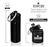 Eargasm Keychain Earplug Travel Carrying Case - Convenient Metal Waterproof Keychain Container Perfect for Traveling with Ear-Plugs, Pills, Medicine and Small Items On-The-Go - Black, 1.06 in x 1.6 in