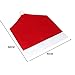 OiArt Santa Hat Chair Covers, Set of 4 PCS Santa Clause Red Hat Chair Back Covers Kitchen Chair Covers Sets for Christmas Holiday Festive Decor