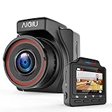 AIQiu AM000C1 Dash Cam, 1296P FHD Car Driving Recorder 1.5" Mini Night Vision Vehicle Dashboard Camera with G - Sensor, Black