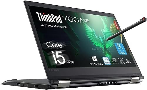 Renewed) Lenovo ThinkPad Yoga 370 2in1 Touch w/Pen, Intel Core i5