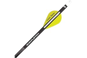 New Archery Products Quikfletch Twister 2" 3-Vane Stabilizing Fletching for Increased Accuracy of Compound Bow Arrows & Crossbow Bolts - 6 Pack