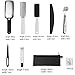 PRETTY SEE Pedicure Rasp Foot File Callus Remover 8 in 1 Pedicure Kit for Removing Hard Skins and Cracked Skin Corns, Feet Exfoliating Scrubber Cleaner File 9 Pcs/Set