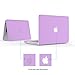 iBenzer Macbook Pro 13 with CD-ROM Plastic Hard Case, Keyboard Cover (Purple)