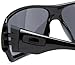 Oakley Offshoot OO9190-03 Iridium Wrap Sunglasses,Polished Black,55mm