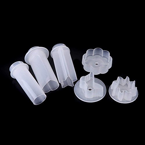 Creative Plastic Cake Cookie Vegetable Fruit Shape Cutter Slicer Veggie Mold Set/Fruit and Vegetable Shape Cutter-Fruit Decorating Tools-Fruit Slicer Set-Pop Chef Fruit Cutter-Cookie DIY Decorating to - Thumbnail 2