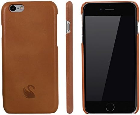 iPhone 6s Leather Case, Rossini Palermo, iPhone 6 &amp; 6S Case Leather, Ultra Slim, Genuine Leather Case for iPhone 6 &amp; 6s, Handmade, Made in Europe (iPhone 6/6S - Tan)