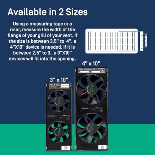 SMARTCOCOON 4x10 Smart Booster Fan System–Improves Weak Airflow in Hot & Cold Rooms – Works with Forced Air Heating & Cooling Systems – Integrates with Nest & ecobee – Works with Alexa- Made in Canada