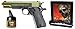 Zombie Hunter Target Pack 6mm Airsoft Pistol and Accessories, Black and Green