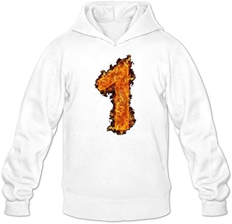 Men's Fire number 1 cool flame Hoodies
