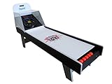 Playcraft Bulls-Eye Skee Ball Table, White/Gray, 8-Feet