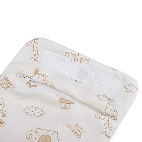 Baby Bottle Warmer - USB Portable Travel Mug Milk Heater Bottle Heater Feeding Bottle Infant Storage Bag (Color : Beige)