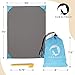 CUB & FINCH Outdoor Beach Mat with Pockets, Sand Stakes – Nylon Travel Blanket and Ground Tarp with Compact Carry Bag for Camping, Picnics, Hiking, Festivals – Waterproof, Lightweight, Sand-Proofthumb 1