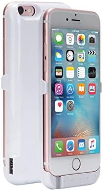 YongCheng Battery Case for iphone 6plus/6s plus,8000mAh Portable External Rechargeable Charger Wireless Backup Power Bank Case 5.5inch(white)