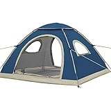 G4Free Pop Up Tent Instant Camping Tents 2 3 4 Person Water Resistant Ventilation Automatic Easy Setup Beach Sun Shelter with ANTI-UV Coating UPF 50+ For Backpacking Hiking Beach(BLUE)