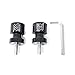 Swingarm Spool Sliders Engraved Frame Sliders Compatible with Suzuki GSXR 600 750 1000 1100 Hayabusa