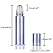 Olilia Glass Roll on Bottles with Metal Roller Balls - Essential Oils Key included 12 Pack of 10ml(1/3oz) Mixed Color