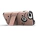 ZIZO Bolt Series iPhone 8 Plus Case Military Grade Drop Tested Tempered Glass Screen Protector Holster iPhone 7 Plus case Rose Gold