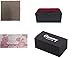 GGemony Men's Fashion Luxurious Tuxedo Shirts 2PCS Cufflinks, Gift Box- Premium Quality Personalized Alphabet Letter-A-Black
