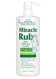 Miracle Rub Pain Relieving Cream 32 ounce bottle with pump with 42% UltraAloe