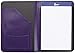 ROYCE Compact Writing Portfolio Organizer in Genuine Leather - Plum
