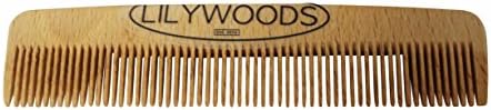 Lilywoods 13cm Wooden Baby Hair Comb - Made of Natural Beechwood - for Infants and Children