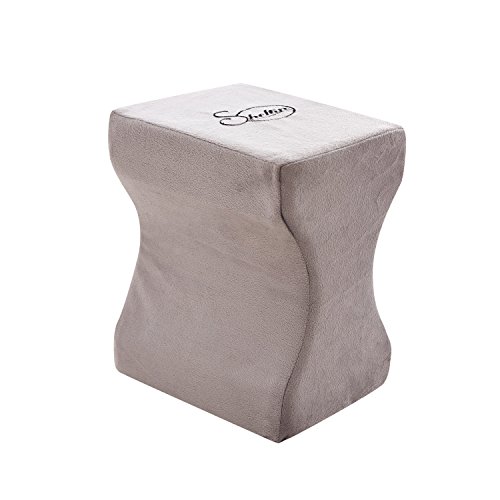 sheltin Memory Foam Knee Pillow for Sciatica Relief,Leg Pain,Back Pain