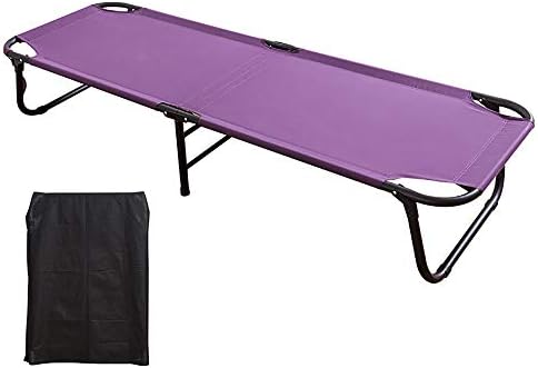 Dhgk 簡易 折りたたみベッド アウトドア コット 調整 防水 通気性 キャンピングベッド ベンチ 携帯便利 収納