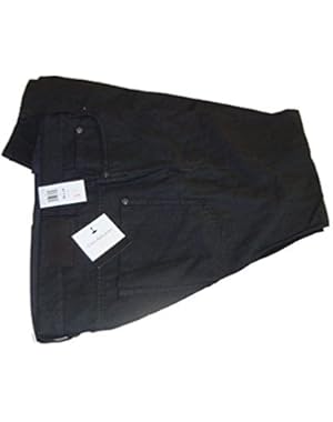 Calvin Klein Men's Regular Fit 5 Pocket Twill Pant, Black, 38Wx34L