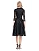 Belle Poque Women's 3/4 Sleeves Lace Vintage Party Cocktail Dress