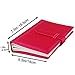TinaWood Portable PU Leather Stud Earrings Organizer Book/Travel Jewelry Display Storage Bag Box Case/Travel Jewelry Case Pu Leather Earring Holder with Book Design (Pink x1)
