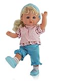 Super Cute 12 Inch Soft Body Blond Hair Girl Play Doll with Hair Play Set Includes Hair Dryer Comb Mirror Hair Bands Clips and More - Doll Comes Dressed with Clothing and Shoes
