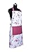 CASA DECORS Apron, Unique Blooming Florals Design, Aprons for Women with Pockets, 100% Natural Cotton, Eco-Friendly & Safe, Adjustable Neck & Waist Ties, Machine Washable, Cute Apron by Amour Infini
