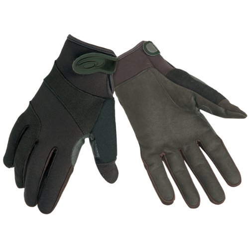 Hatch SGK100 Street Guard  Glove w/Kevlar, Black, Large