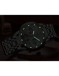 Relojes Reloj de pulsera analógico de cuarzo de acero completo para hombre Marca de lujo LIGE Impermeable Fecha Reloj de negocios