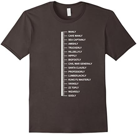 Men's BEARD SCALE Tshirt 2XL Asphalt