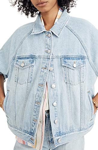 madewell distressed denim jacket