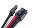 Silverstone Tek Sleeved Extension Power Supply Cable with 1 x 8-Pin to PCI-E 8-Pin Connector (PP07-PCIBR)