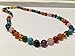 Baltic Amber Adult 17 inch Necklace Rainbow Honey Amber Pink Rose Quartz Red Agate Aventurine Cyrsocolla