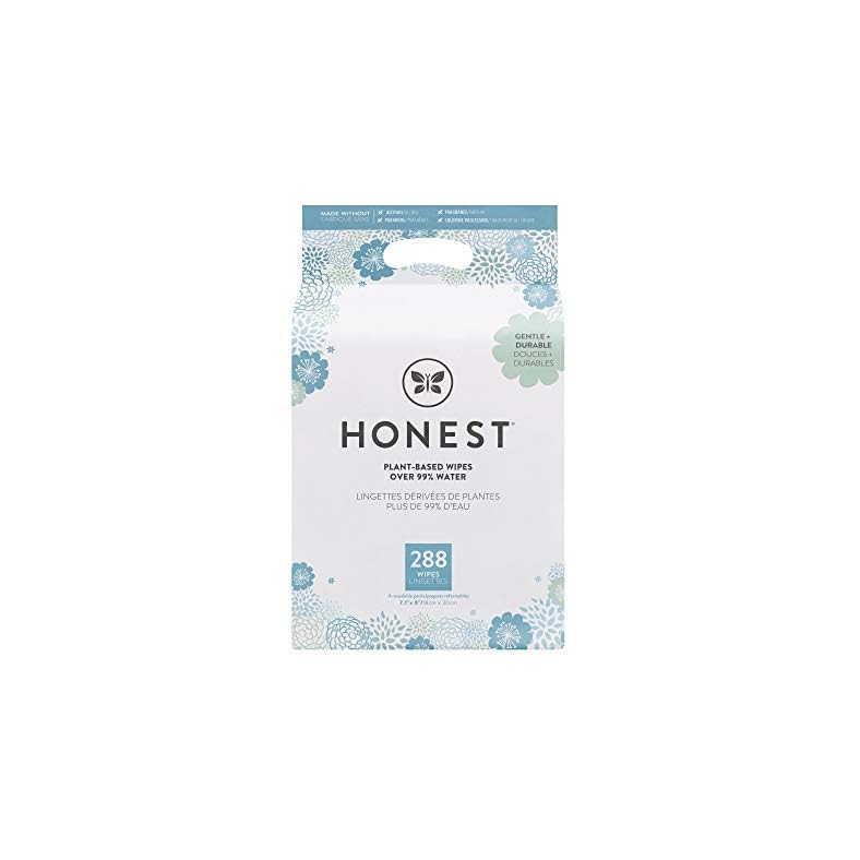 The Honest Company Clean Conscious Wipes | 99% Water, Compostable, Plant-Based, Baby Wipes | Hypoallergenic, EWG…