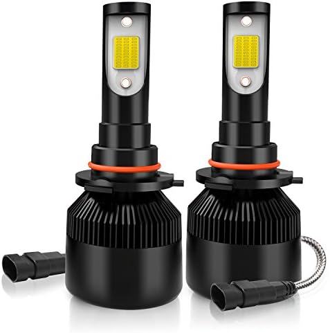 SS Vision Led Headlights, Super Bright SharpEye Series 9006 HB4 All-in-One LED Headlight Bulbs with Intelligent Brushless Fan, Beam 72W 7600LM 6000K Cool White (2 Pcs)