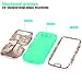 SKYLMW Galaxy S3 Case,S3 Case, [Shock Absorption] 3 in 1 Hybrid Heavy Duty Anti-Scratches Armor High Impact Resistant Bumper Full-Body Protective Case Cover for Samsung Galaxy S3 III i9300,Tree Mint