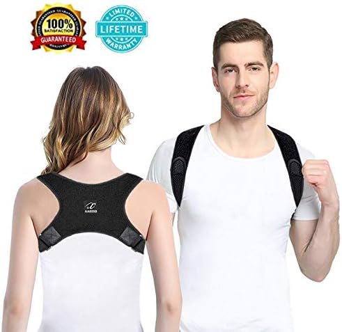 AAROND Posture Corrector for Men and Women - Back Brace for Perfect Posture - Effective Comfortable Adjustable Posture - Correct Support