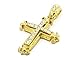 Ularmo 2015 New Hot Fashion Sharp Sides Rhinestone Cross Pendant Hip-hop Cuban Necklace Chain