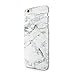 uCOLOR White Marble Case Compatible with iPhone 6s/6 Compatible for iPhone 8/7 Soft TPU Protective Case Compatible for iPhone 6S/6/7/8(4.7