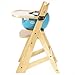 Keekaroo Height Right™ High Chair with Infant Insert & Tray, Natural/Aqua, ONE Size (0051404KR-0002)
