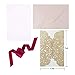 Laser cut wedding baby shower party invitations - 25pcs Gold Glitter Hollow Rose Invitation Cards With printable inner sheet,Ribbon and Envelopes for Wedding Baby Shower Bridal Shower Engagement party