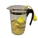 Tea Infuser, PYRUS Silicone Handle & Drip Tray Stainless Steel Strainer Loose Tea Steeper(2PACK)